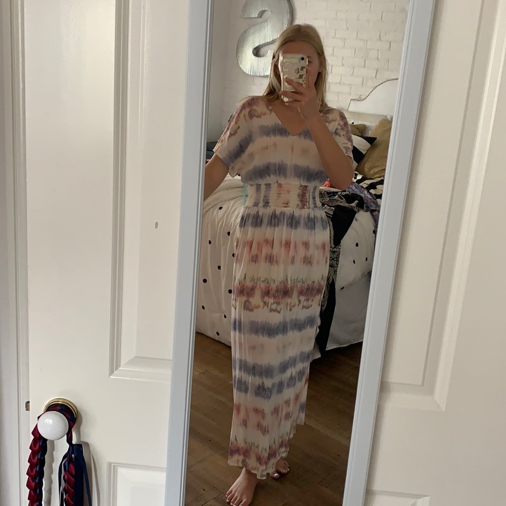 Gypsies & Moondust Tie Dye Dress (Womens M)